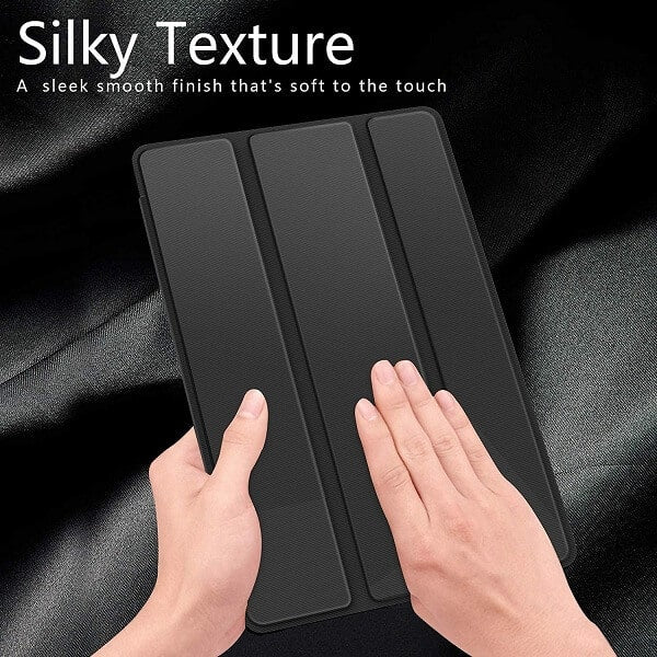 Apple iPad 9th /8th /7th Gen 10.2 inch 2021 /2020 /2019 Folio Smart Leather Magnetic Stand Case Cover (Black)