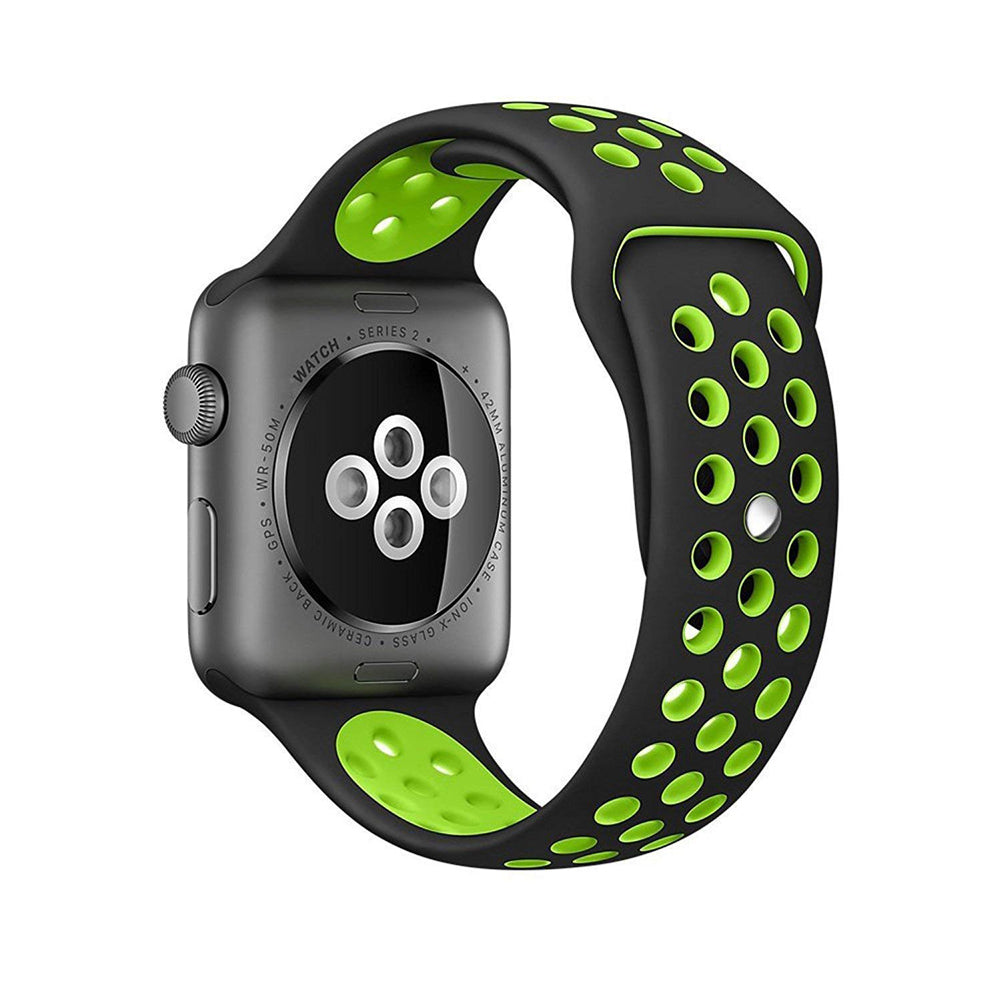 Nike Style Silicon Wristband For Apple Watch Series 10/9 /8 /7 /Ultra 2 Strap Loop 41 /45 /49mm