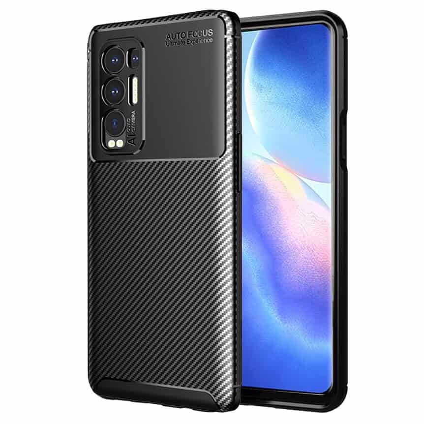 Oppo Find X3 Neo Case Shockproof Heavy Duty Rugged Anti Knock Back Cover (Black)