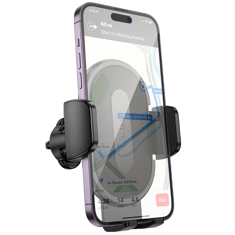 Borofone BH133 Push Type Air Vent Car Mount Mobile Phone Holder for 4.5 inch to 7.0 inch