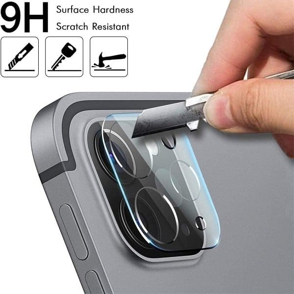 [2 Pack] For Apple iPad Pro 11 inch 2022/2021/2020/2018 Camera Lens Tempered Glass Protector Guard
