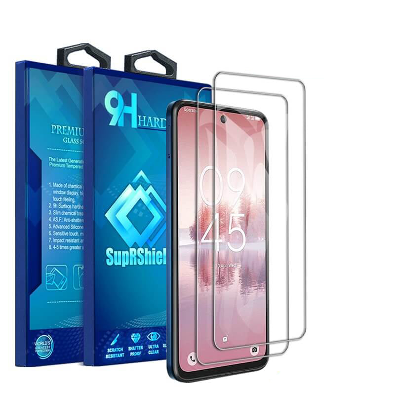 [2 Pack] TCL 60 SE NXTPAPER / 605 4G / 60SE 4G / 60R 5G Full Cover Tempered Glass LCD Screen Protector Film Guard (Clear)