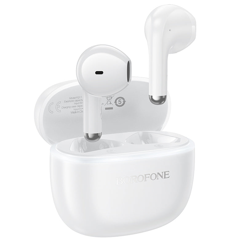 Borofone FQ11 TWS True Wireless BT 5.4 Bluetooth Sports Earbuds Headset For iPhone/Samsung/Moto/Nokia/Oppo