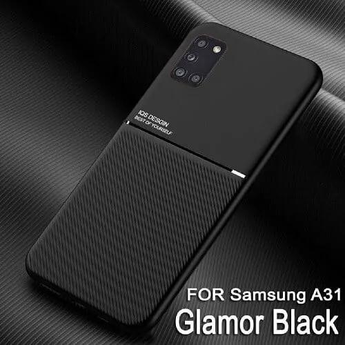 For Samsung Galaxy A31 Business Style Luxury Matte Soft Silicone Drop Resistant Case Cover