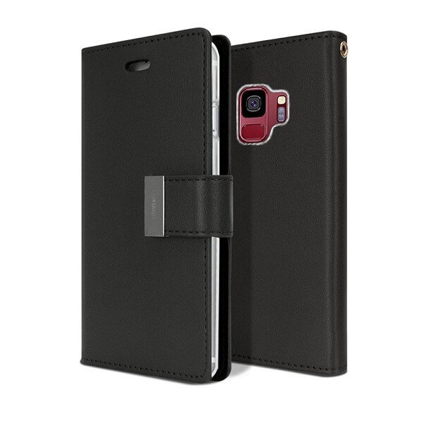 Goospery For Samsung Galaxy S9 |Galaxy S9+ /S9 Plus Rich Diary Wallet Flip Case Leather Card Slots Magnetic Cover