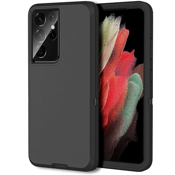 For Samsung Galaxy S21 | S21 FE | S21+ /S21 Plus | S21 Ultra Case Drop Resistant Defender Tradies Heavy Duty Rugged Shockproof Cover