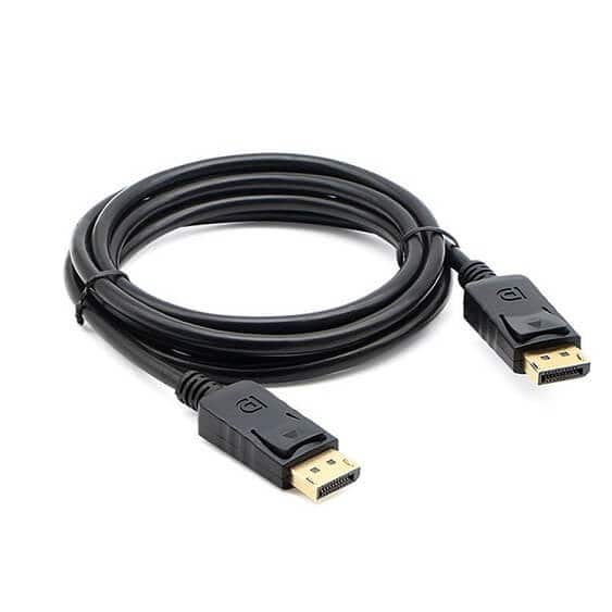 1.8m Display Port to Display Port Cable DP to DP DisplayPort to DisplayPort Adapter Male to Male (Black)