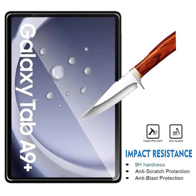 (2 Pack) Samsung Galaxy Tab A9+ /A9 Plus 11 inch (2023) SM-X210/X216 Tempered Glass Screen Protector Film Guard