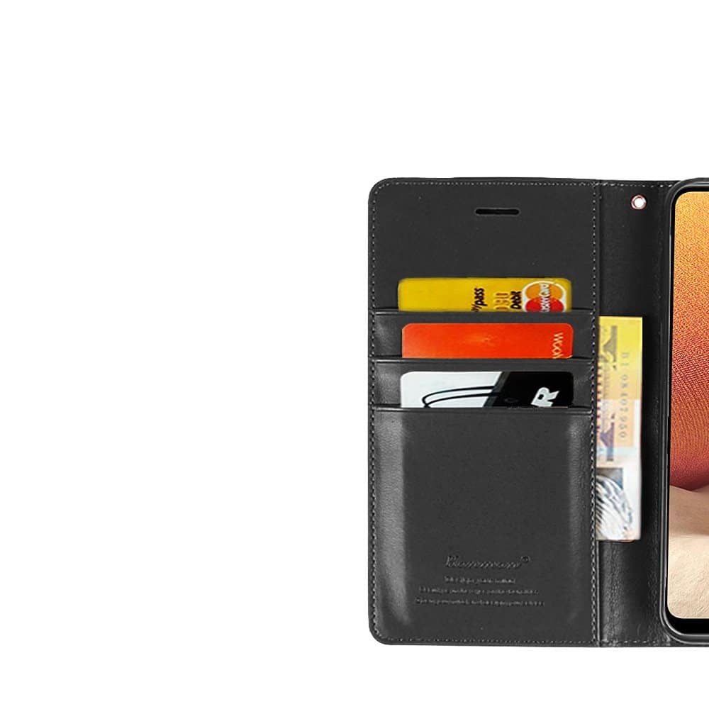 For Samsung Galaxy A32 5G | A32 4G Hanman Leather Wallet Case Flip Card Holder Slots Magnetic Shockproof Cover