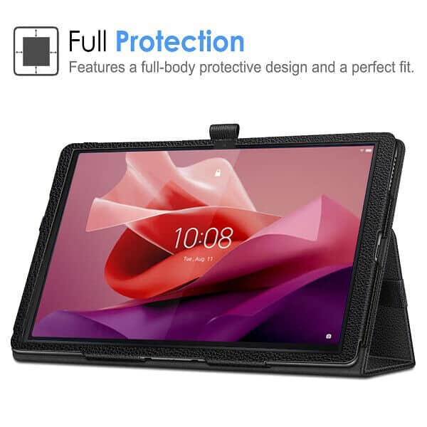 For Lenovo Tab P12 (12.7 inch) 2023 Smart Business Style Folio Leather Folding Stand Case Magnetic Cover