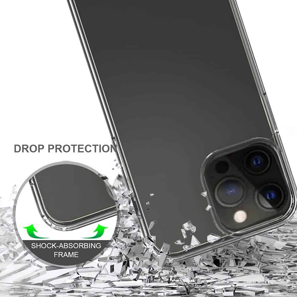 For Apple iPhone 14/14 Pro/14 Pro Max /14 Plus Clear Case Slim With 4 Corners [Shock Absorption] Soft Bumper Cover