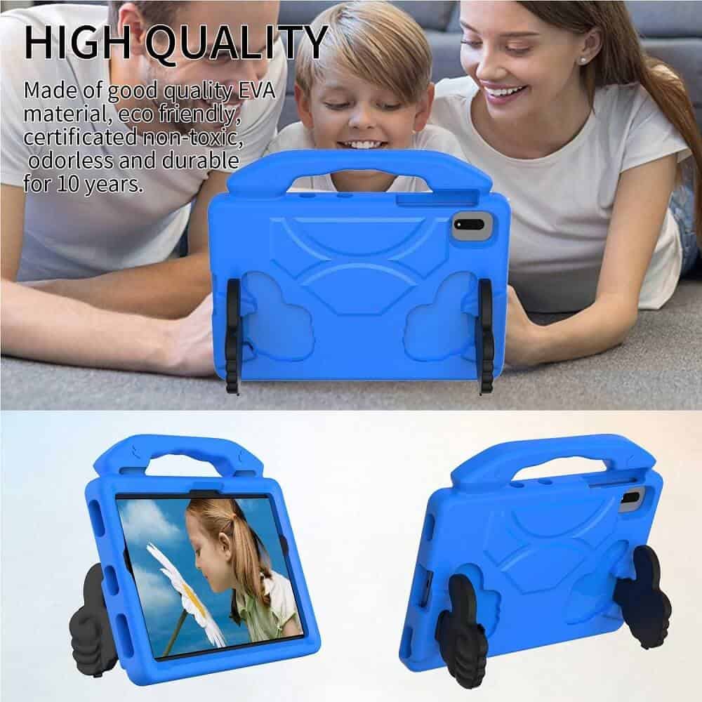 For Samsung Galaxy Tab A9+ Plus X210 /S7 /S8 /S9 /S9FE/S10 FE Thumbs UP Kids Lightweight Convertible Handle Protective Shockproof Case Cover