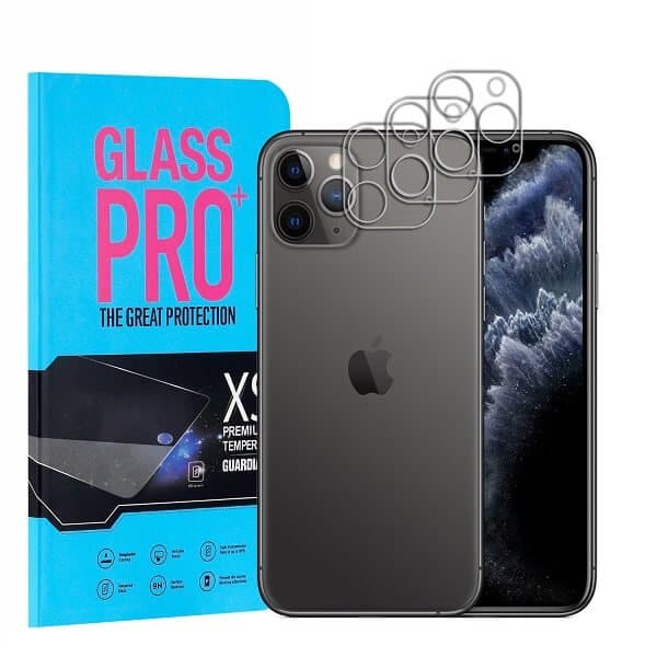 [ 3 Pack ] Apple iPhone 11 Pro Max Camera Lens Screen Protector Anti Scratch Tempered Glass Film Guard