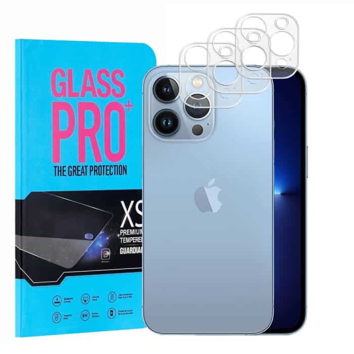 [ 3 Pack ] For Apple iPhone 13 13 Pro 13 Pro Max 13 Mini Camera Lens Protector Anti Scratch Tempered Glass Film Guard