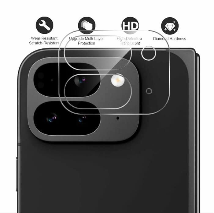 [ 3 Pack ] For Google pixel 9 /pixel 9 Pro /pixel 9 Pro XL /pixel 9 Pro Fold 5G Camera Lens Protector Anti Scratch Tempered Glass Film Guard