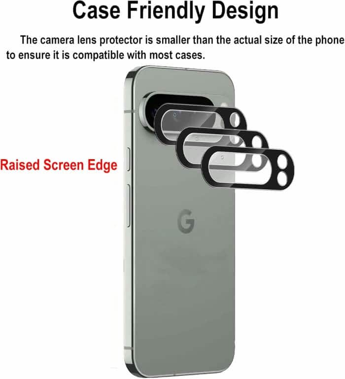 [ 3 Pack ] For Google pixel 9 pixel 9 Pro pixel 9 Pro XL pixel 9 Pro Fold 5G Camera Lens Protector Anti Scratch Tempered Glass Film Guard