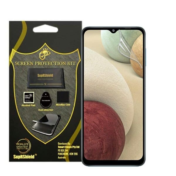 (3 Pack) For Samsung Galaxy A12 Anti Glare Matte Plastic Soft Pet Screen Protector Film Guard