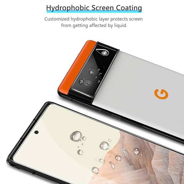 [ 3 Pack ] Google Pixel 6 Camera Lens Protector Anti Scratch Tempered Glass Film Guard