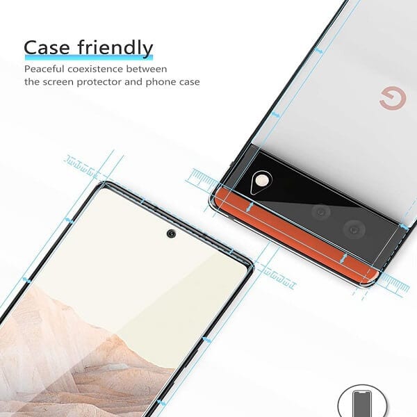 [ 3 Pack ] Google Pixel 6 Camera Lens Protector Anti Scratch Tempered Glass Film Guard