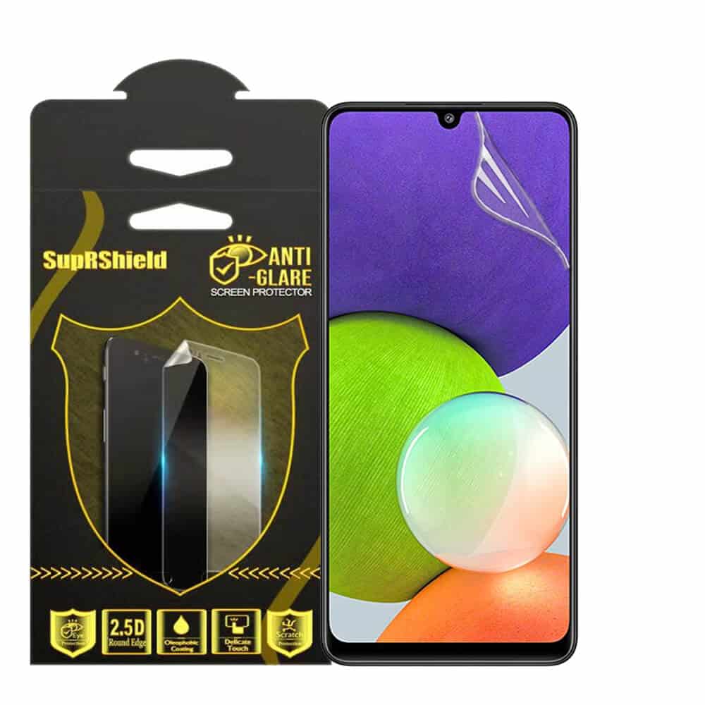 (3 Pack) Samsung Galaxy A22 4G Anti Glare Matte Plastic Soft Pet Screen Protector Film Guard