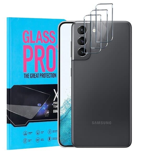[ 3 Pack ] Samsung Galaxy S22 Camera Lens Screen Protector Anti Scratch Tempered Glass Film Guard