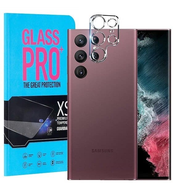 [ 3 Pack ] Samsung Galaxy S22 Ultra Camera Lens Screen Protector Anti Scratch Tempered Glass Film Guard