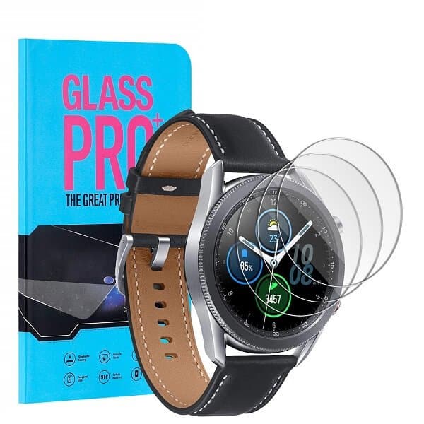 [3 Pack ] Samsung Galaxy Watch 3 41mm Smart Watch Tempered Glass Screen Protector