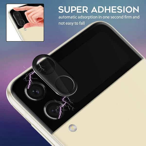 [3 Pack] Samsung Galaxy Z Flip 4 5G Camera Lens Tempered Glass LCD Screen Protector Film Guard