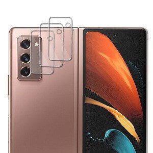 [ 3 Pack ] Samsung Galaxy Z Fold2 5G Camera Lens Screen Protector Anti Scratch Tempered Glass Film Guard