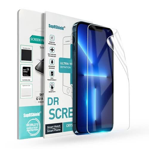 [3pcs] Apple iPhone 13 /13 Pro / 13 Pro Max / 13 Mini SupRShield Hydrogel Full Cover Screen Protector Guard