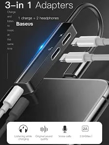 3.5mm C M 2 F Adapter