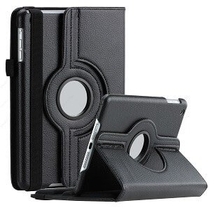 Samsung Galaxy Tab A 10.1 2019 T510 T515 360 Degree Rotating Stand Case Cover ( Black)