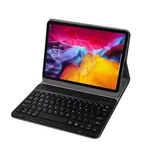 Apple iPad Pro 11 inch 2018/2020/2021/2022 Wireless Bluetooth Keyboard Case, Folio Leather Stand Cover (Black)