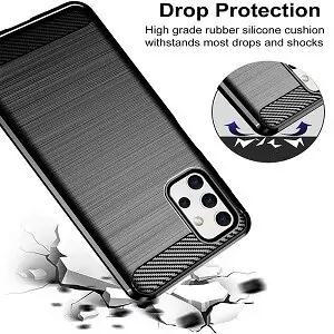 For Samsung Galaxy A32 5G | A32 4G SupRShield Case Shockproof Heavy Duty Rugged Anti Knock Back Cover (Black)