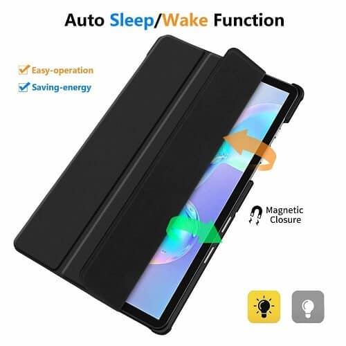Samsung Galaxy Tab S6 Lite SM-P610 P615 2020 /2022 Folio Smart Leather Magnetic Stand Case Cover