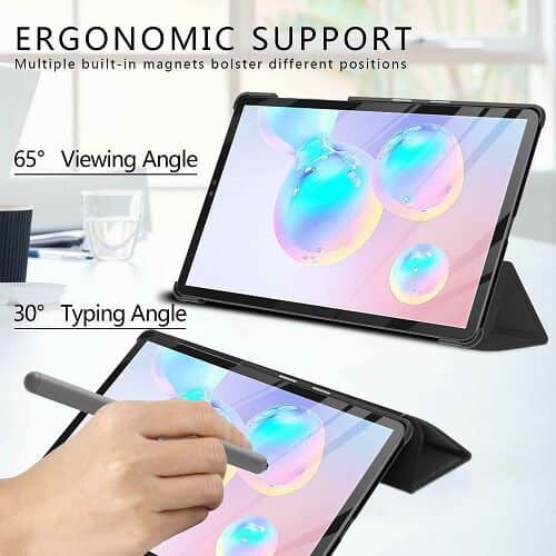 Samsung Galaxy Tab S6 Lite SM-P610 P615 2020 /2022 Folio Smart Leather Magnetic Stand Case Cover