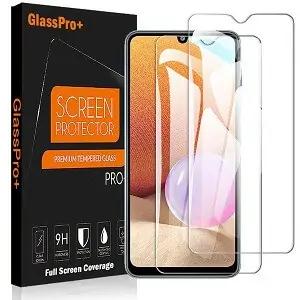 [2 Pack] Samsung Galaxy A32 5G | A32 4G Full Coverage Tempered Glass Screen Protector Film Guard (Clear)