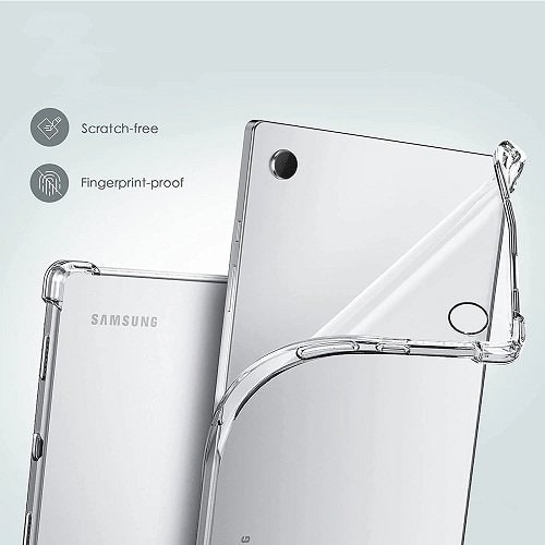 Samsung Galaxy Tab A8 10.5″ SM-X200 /X205 Clear Case Shockproof Heavy Duty Gel Clear Air Cushion Cover
