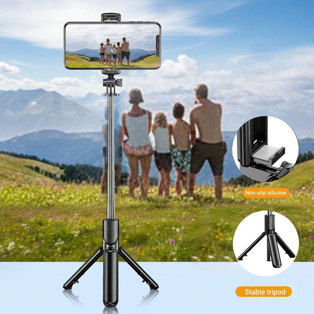Selfie Stick Tripod Extendable Wireless Bluetooth Remote Portable Smartphone Tripod Stand Mount for IOS Android phone