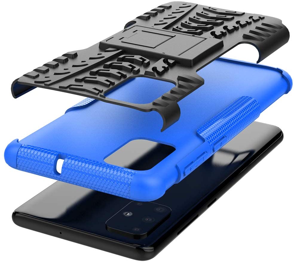 Samsung Galaxy A31 Rugged Case Shockproof Heavy Duty Protective Cover (Green)