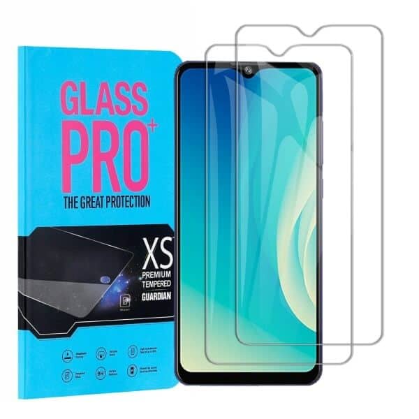 [2 Pack] ZTE Blade A7s 2020 Full Coverage Tempered Glass Screen Protector Film Guard (Clear)