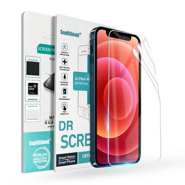 [3pcs] For Apple iPhone 12 / 12 Mini / 12 Pro / 12 Pro Max SupRShield Hydrogel Full Cover Screen Protector Guard