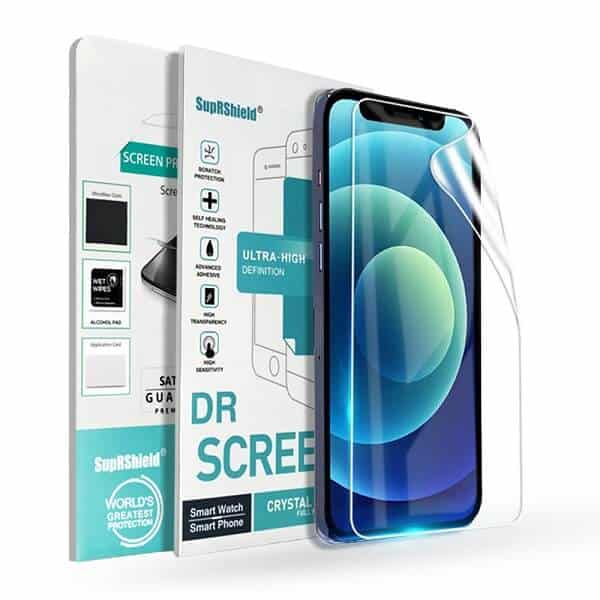 [3pcs] Apple iPhone 12 SupRShield Hydrogel Full Cover Screen Protector Guard