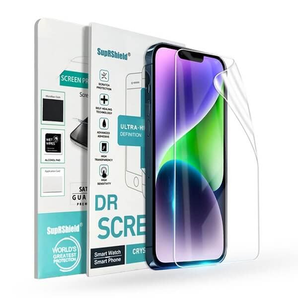 [3pcs] Apple iPhone 14 | 14 Pro | 14 Pro Max | 14 Plus SupRShield Hydrogel Full Cover Screen Protector Guard
