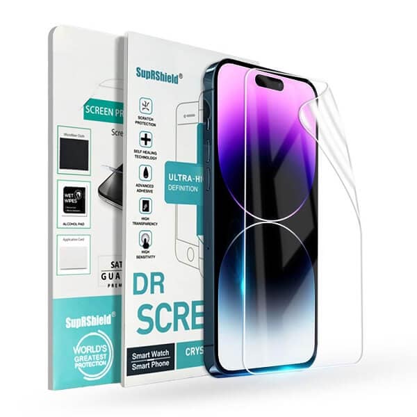 [3pcs] Apple iPhone 14 | 14 Pro | 14 Pro Max | 14 Plus SupRShield Hydrogel Full Cover Screen Protector Guard