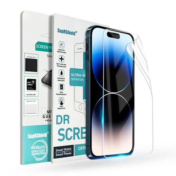 [3pcs] Apple iPhone 14 | 14 Pro | 14 Pro Max | 14 Plus SupRShield Hydrogel Full Cover Screen Protector Guard