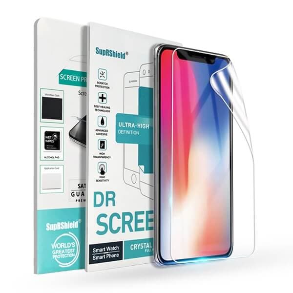 [3pcs] Apple iPhone X XS SupRShield Hydrogel Full Cover Screen Protector Guard