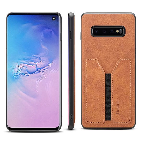 Brown Denior Samsung Galaxy S10 Leather Case
