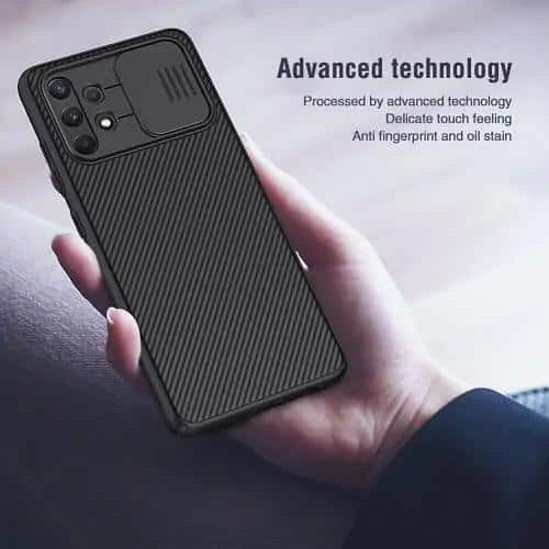 Nillkin For Samsung Galaxy A32 5G | A32 4G Case, CamShield Series Slim Stylish Protective Case with Slide Camera Cover - Black