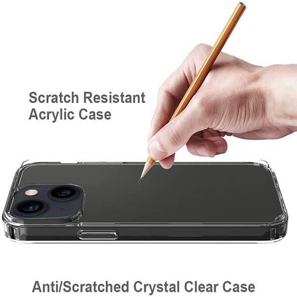 For Apple iPhone 13 /13 Pro / 13 Pro Max / 13 Mini Clear Case Slim With 4 Corners [Shock Absorption] Hard Back Soft Bumper Cover